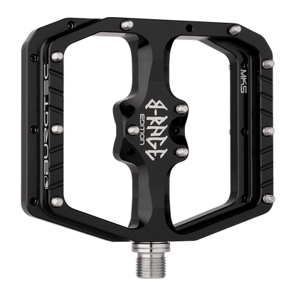 Pedales Planos BURGTEC PENTHOUSE FLAT MK5 B-RAGE EDITION Negro