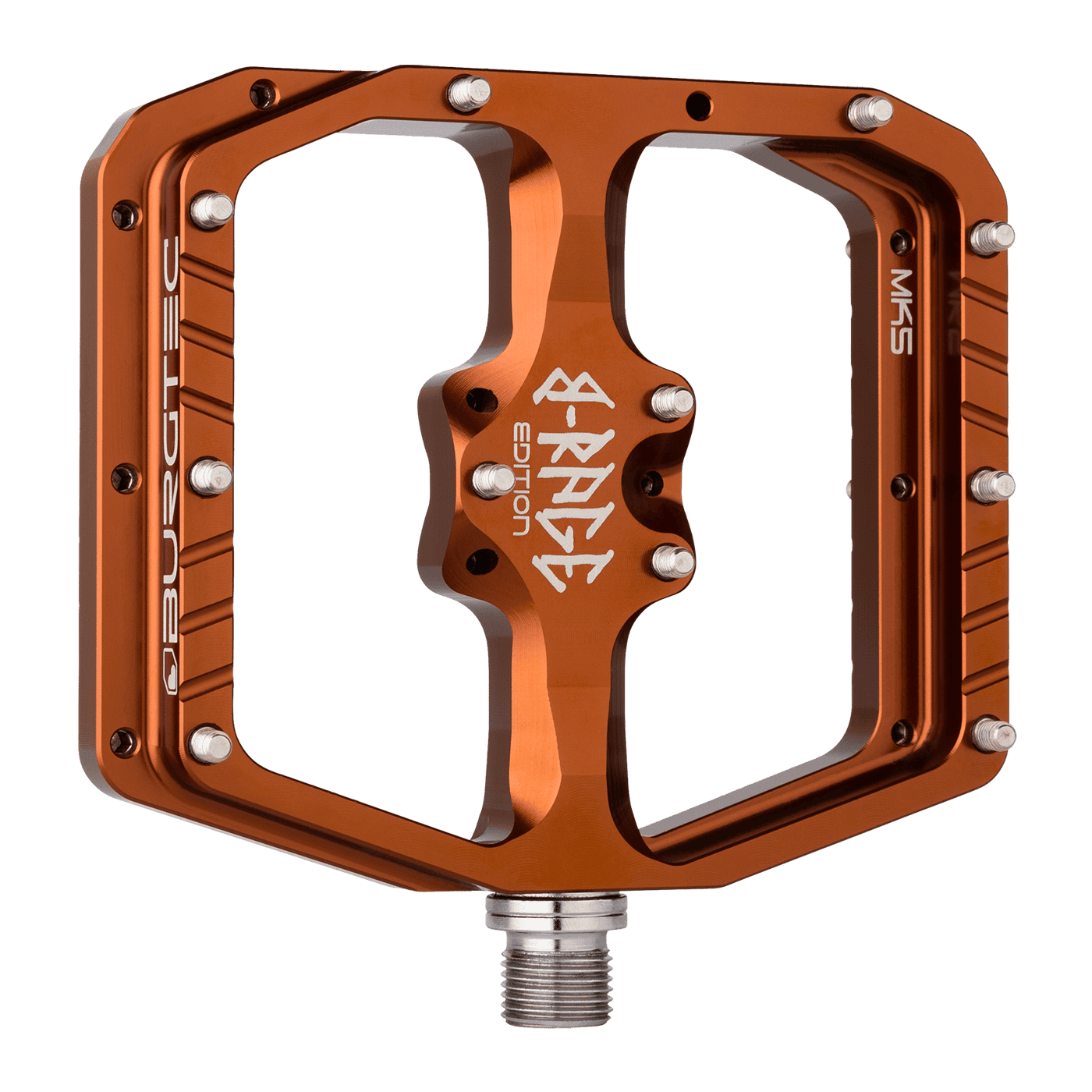 BURGTEC PENTHOUSE FLAT MK5 B-RAGE EDITION Pedales planos Kash Bronce