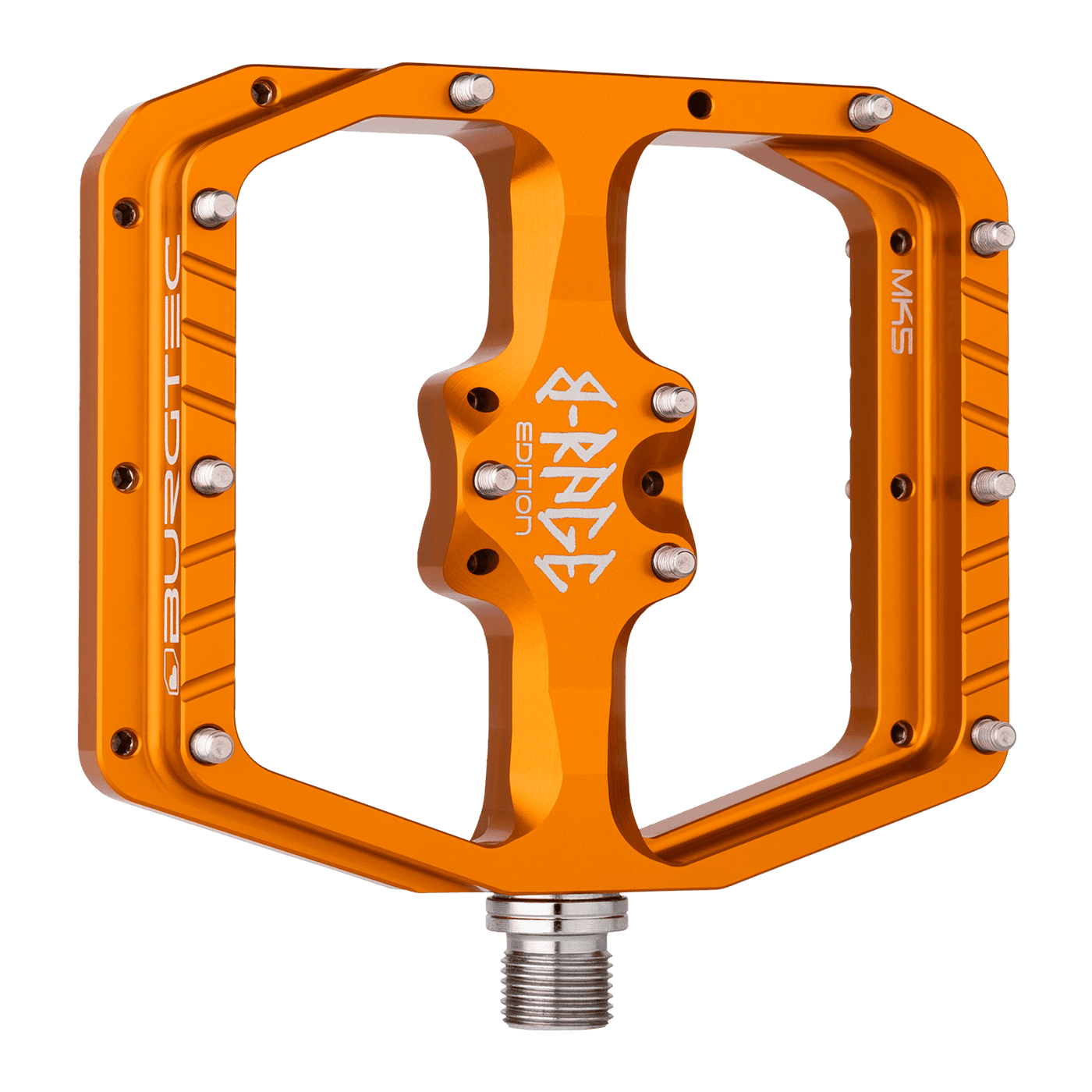 BURGTEC PENTHOUSE FLAT MK5 B-RAGE EDITION pedales planos Naranja