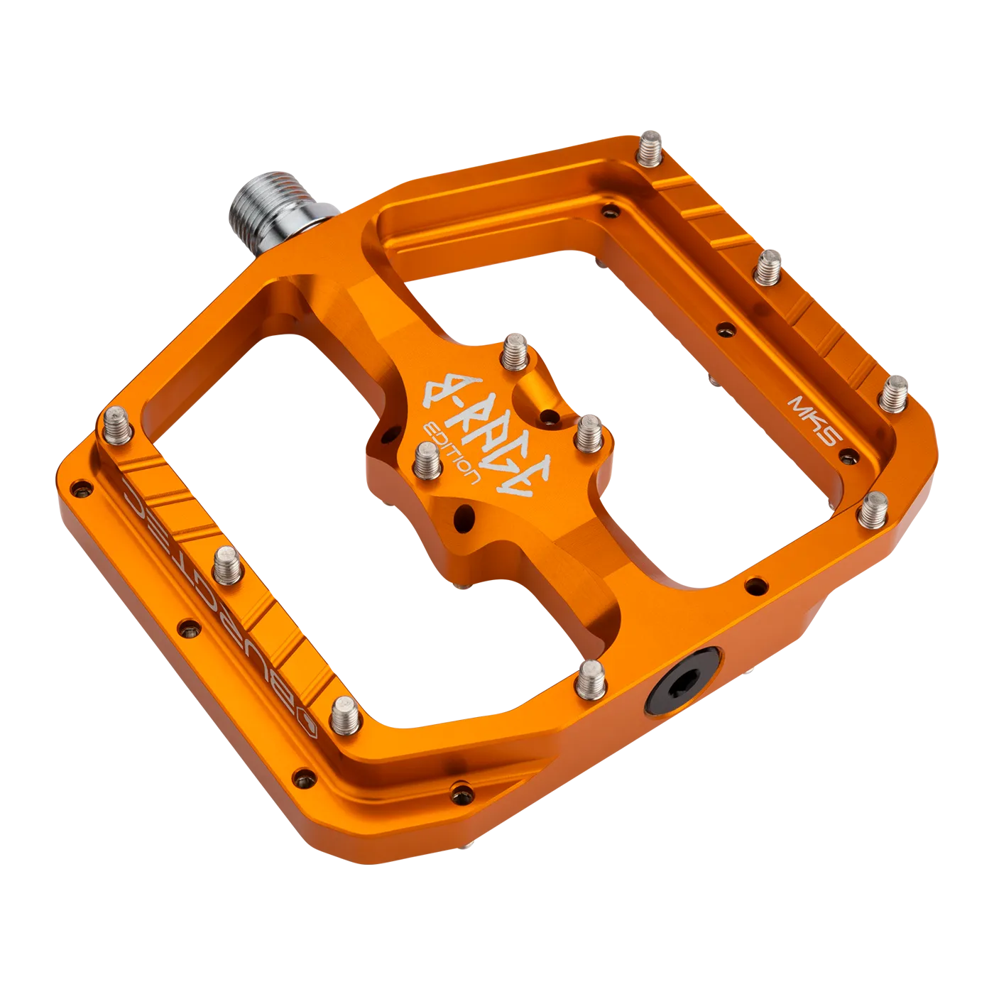 BURGTEC PENTHOUSE FLAT MK5 B-RAGE EDITION pedales planos Naranja
