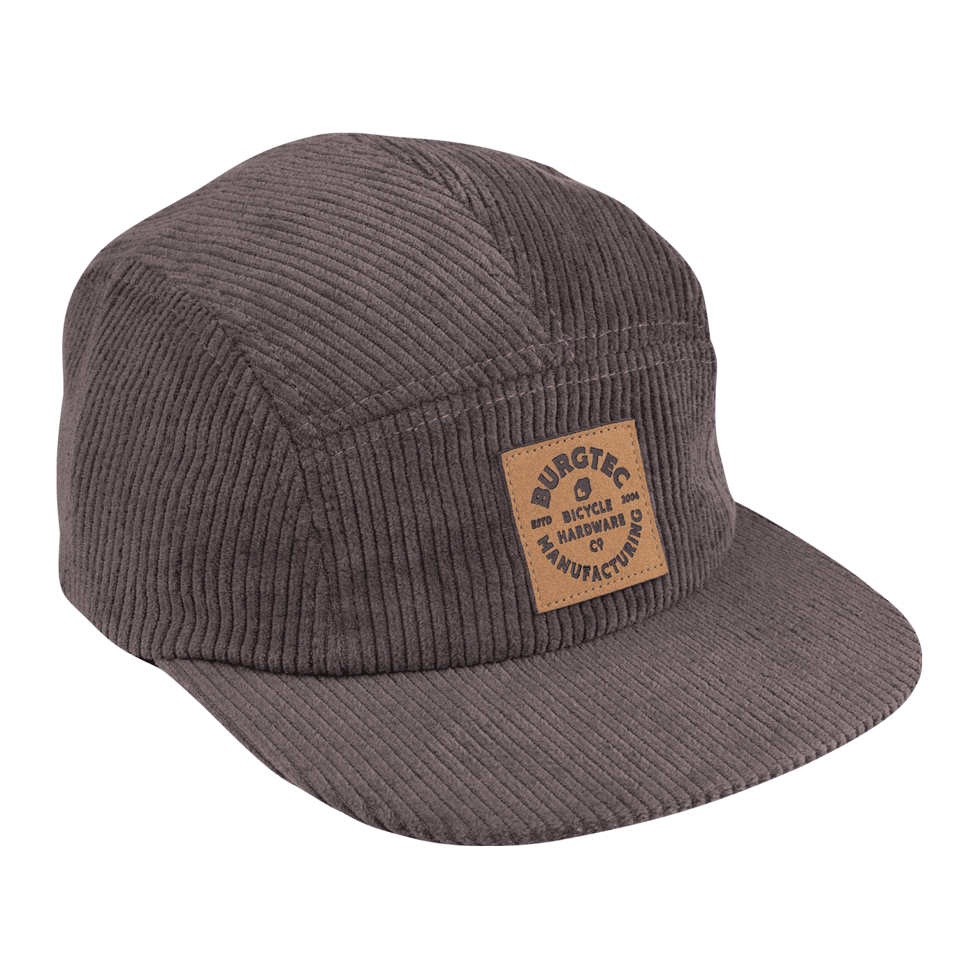 BURGTEC BANDIT CORDUROY FIVE PANEL Cap Gris