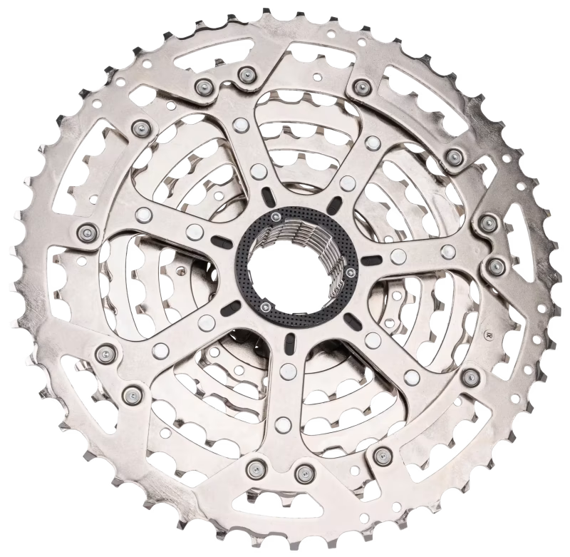 Cassette 10V SHIMANO CUES CS-LG400 Linkglide - Edición Polish Silver