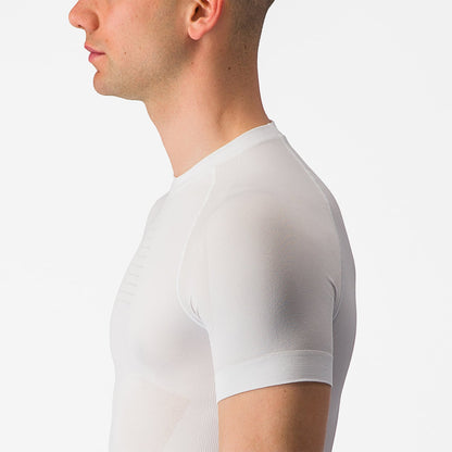 Ropa Interior CASTELLI CORE SEAMLESS Manga Corta Blanco