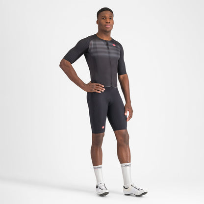 Maillot CASTELLI AERO RACE 8S Mangas Cortas Negro