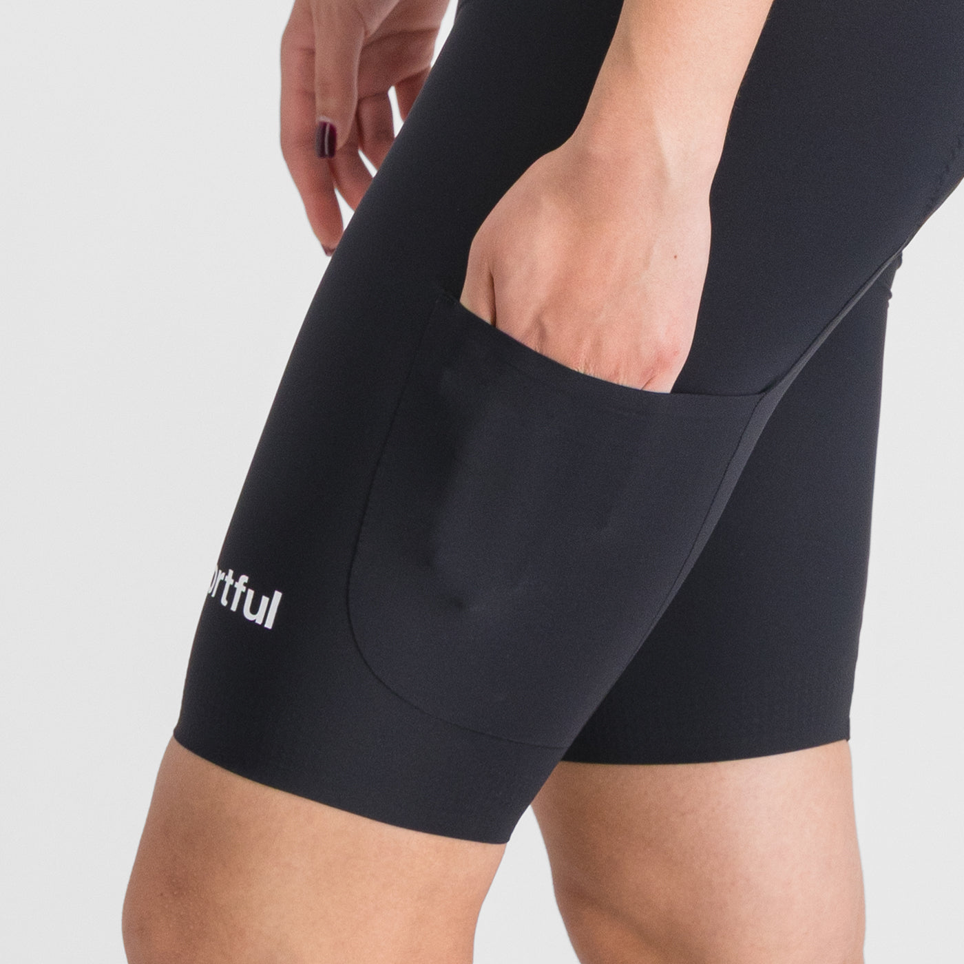 SPORTFUL G-SUIT Mujer Manga Corta Negro/Blanco
