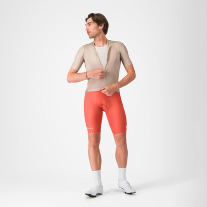 Culote Corto con Tirantes CASTELLI ESPRESSO 2 Paprika