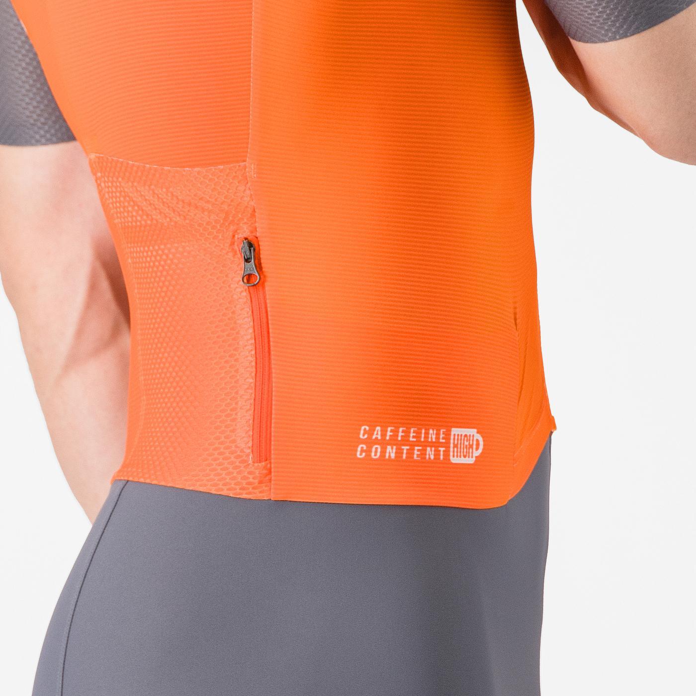 CASTELLI mono SATURDAY MORNING naranja/gris