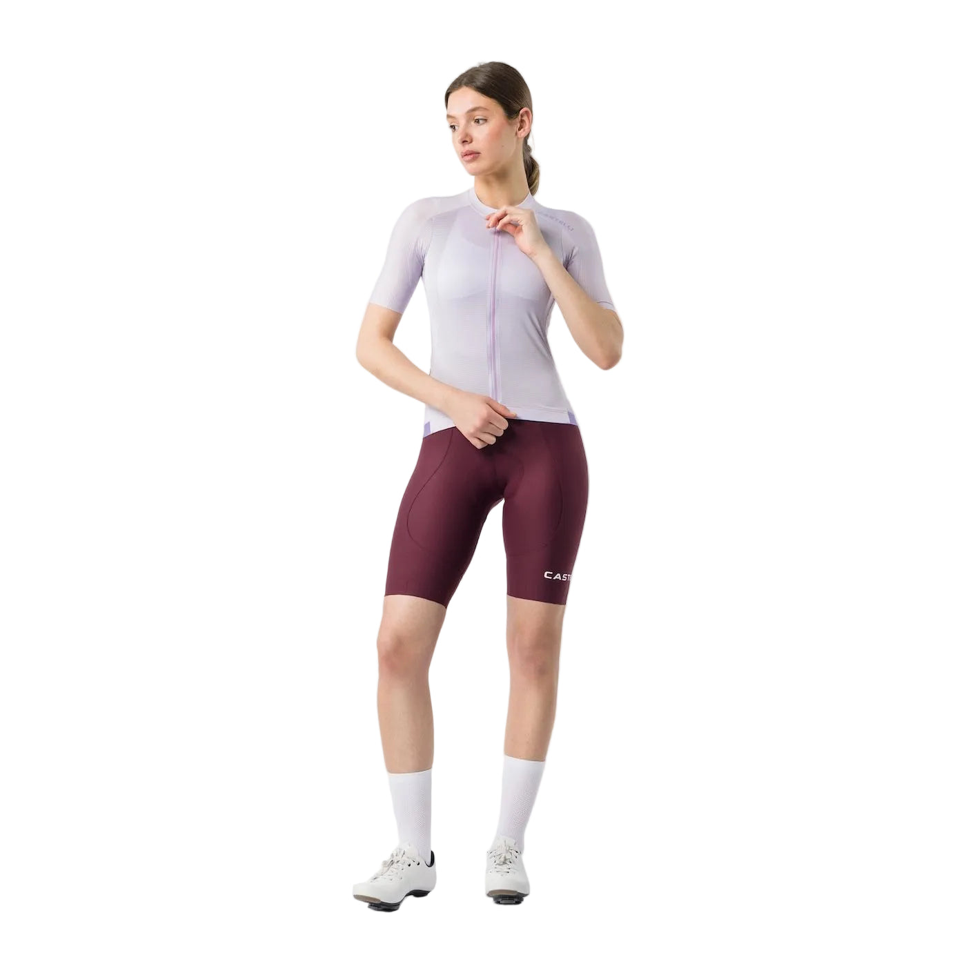 CASTELLI ESPRESSO 2 W DT Tirantes Mujer Burdeos