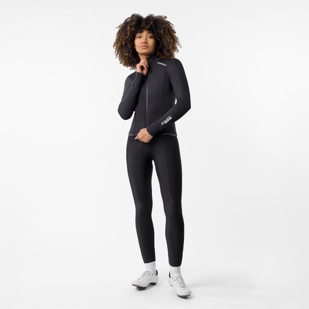 Culotte Largo con Tirantes CASTELLI ESPRESSO 2 DT Mujer Negro