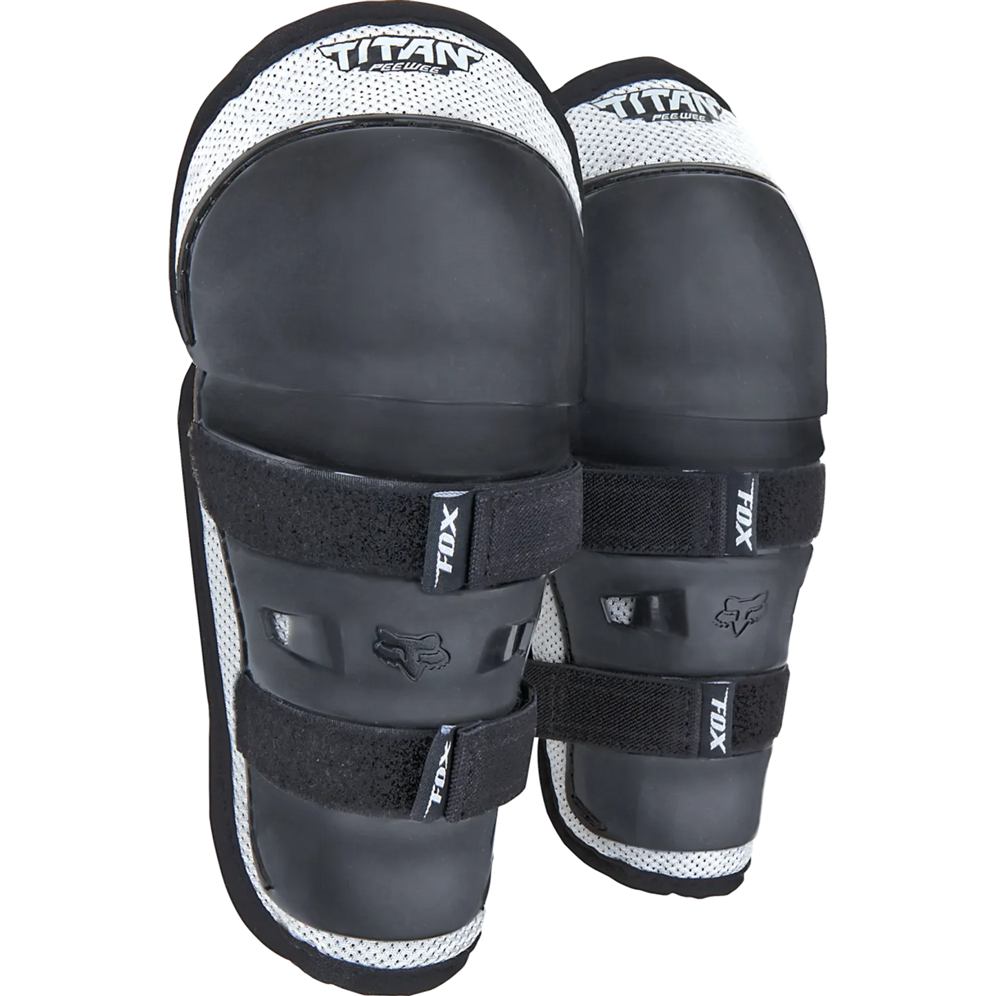 Rodilleras/Espinilleras FOX TITAN Junior Negro/Plata