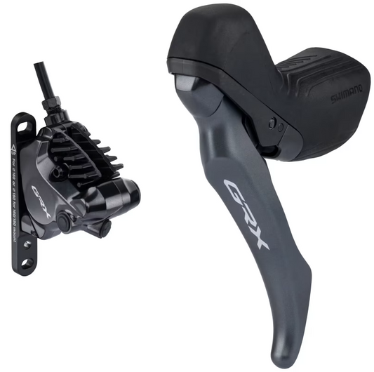 Maneto Izquierdo Mono y Freno Delantero SHIMANO GRX BL-RX820 + BR-RX820 Flat Mount