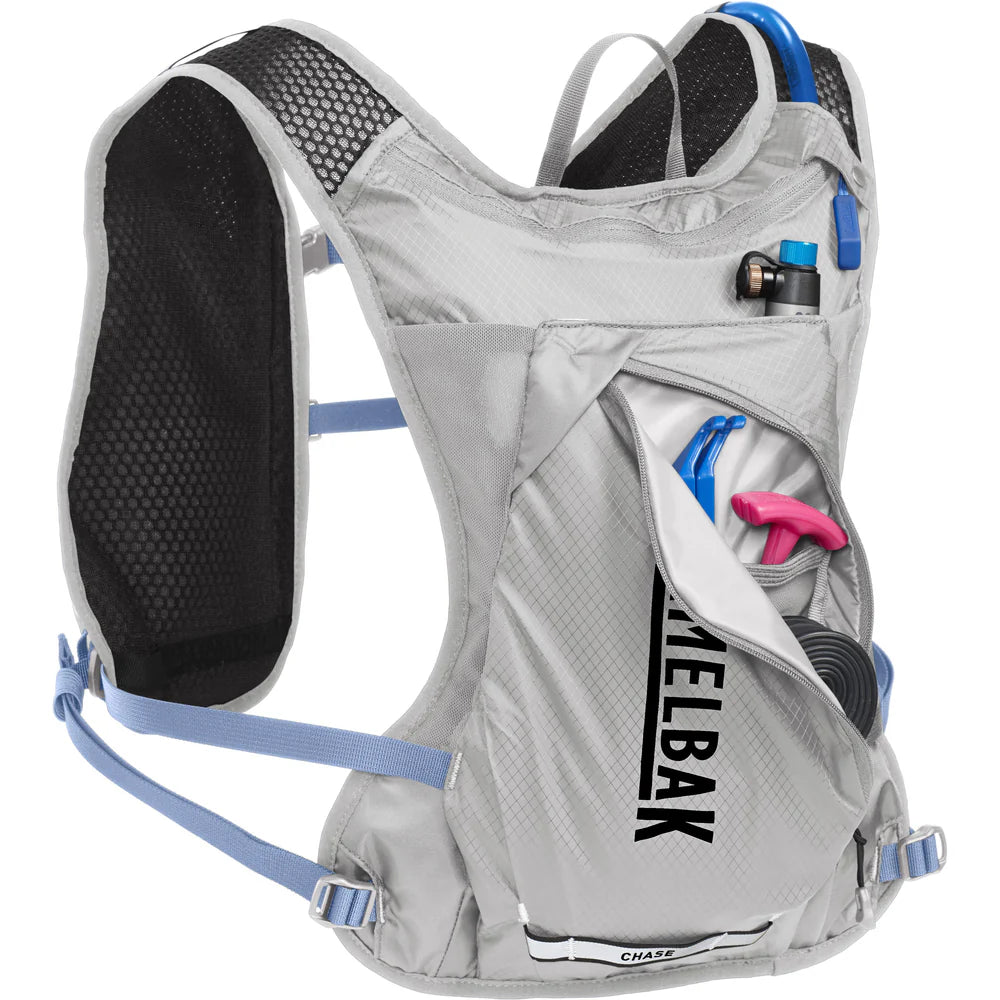 CAMELBAK MUJER CHASE RACE 4 Chaleco Bolsa de hidratación Gris