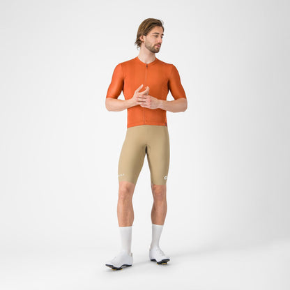 Culote Corto con Tirantes CASTELLI ESPRESSO 2 Beige Elmwood