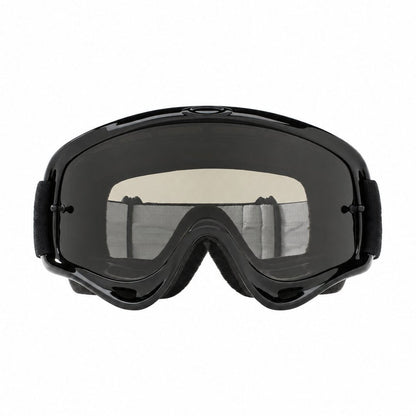 Máscara OAKLEY O Frame MX Jet Black Pantalla Gris Oscuro OO7029-54