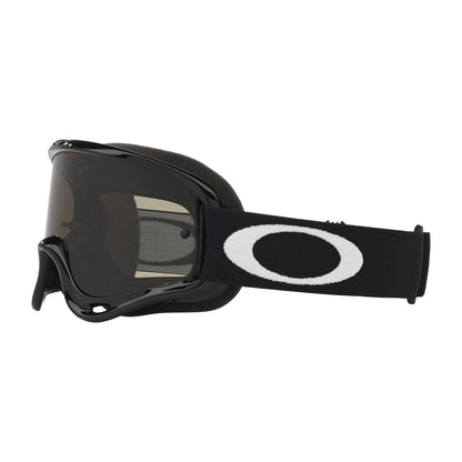 Máscara OAKLEY O Frame MX Jet Black Pantalla Gris Oscuro OO7029-54