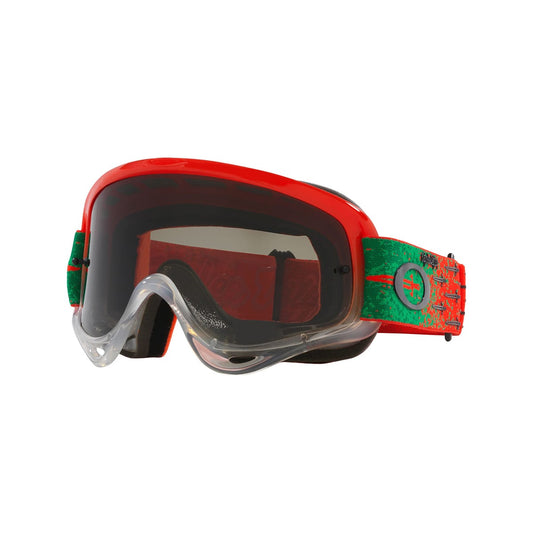 Máscara OAKLEY O Frame MX TLD Carrack Naranja Gris Oscuro OO7029-77