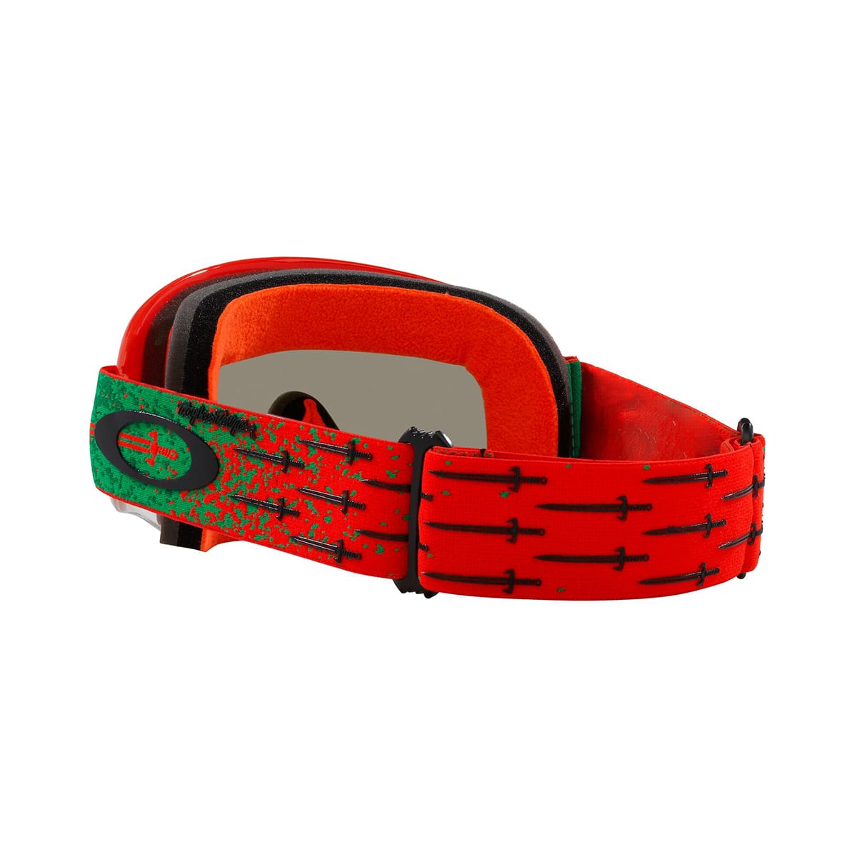 Máscara OAKLEY O Frame MX TLD Carrack Naranja Gris Oscuro OO7029-77