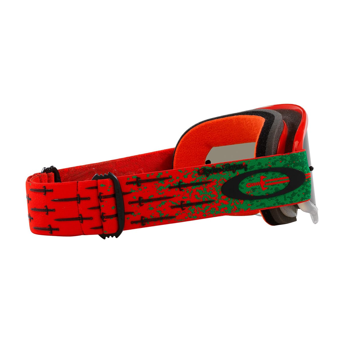 Máscara OAKLEY O Frame MX TLD Carrack Naranja Gris Oscuro OO7029-77