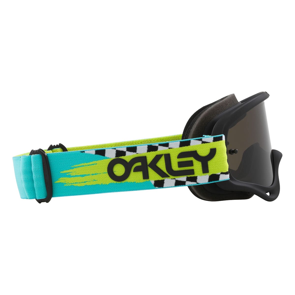 Máscara OAKLEY O Frame MX Teal Checks Dark Grey OO7029-83