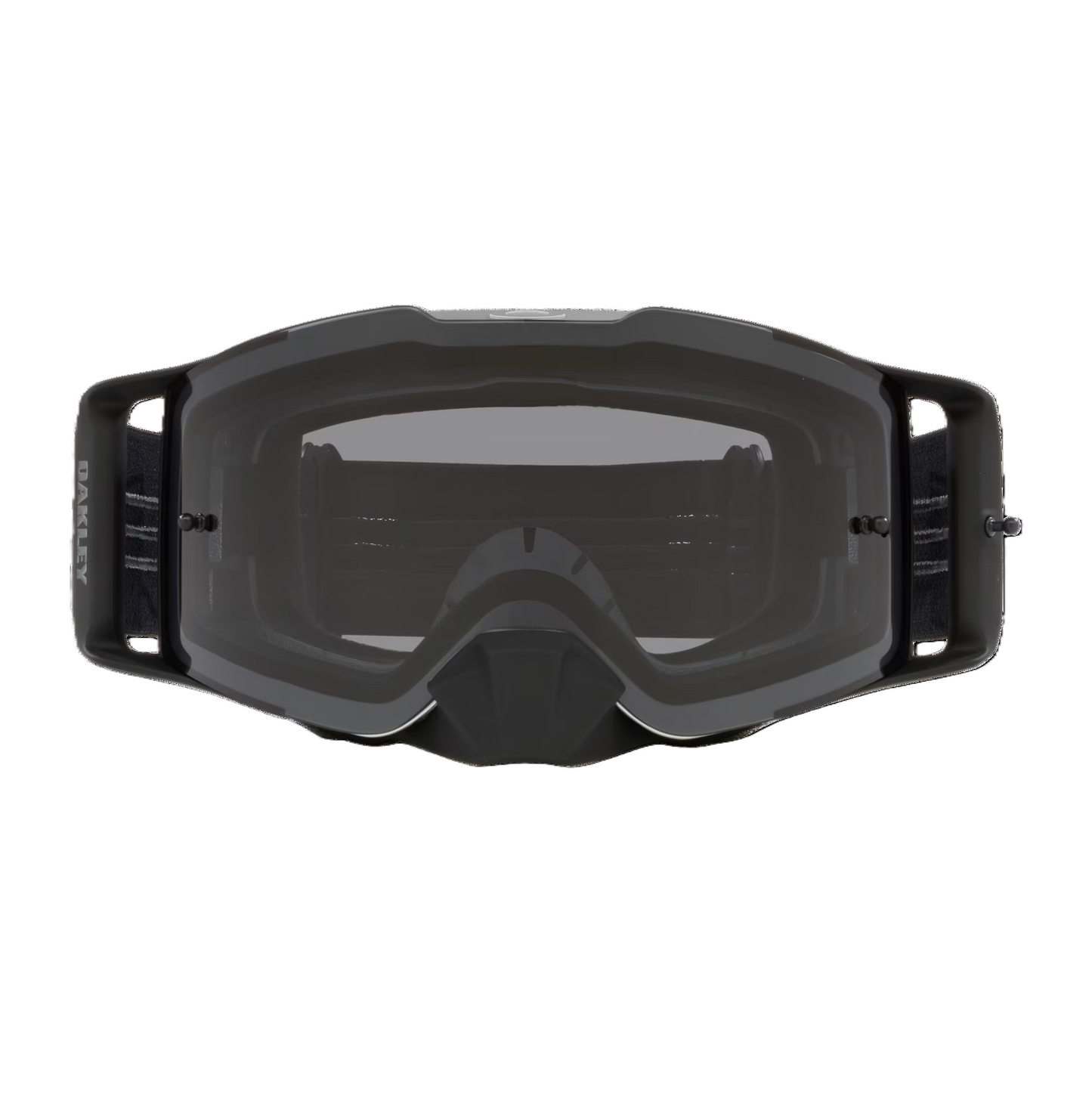 Máscara OAKLEY FRONTLINE MX Tuff Blocks Negro Gunmetal Gris Oscuro