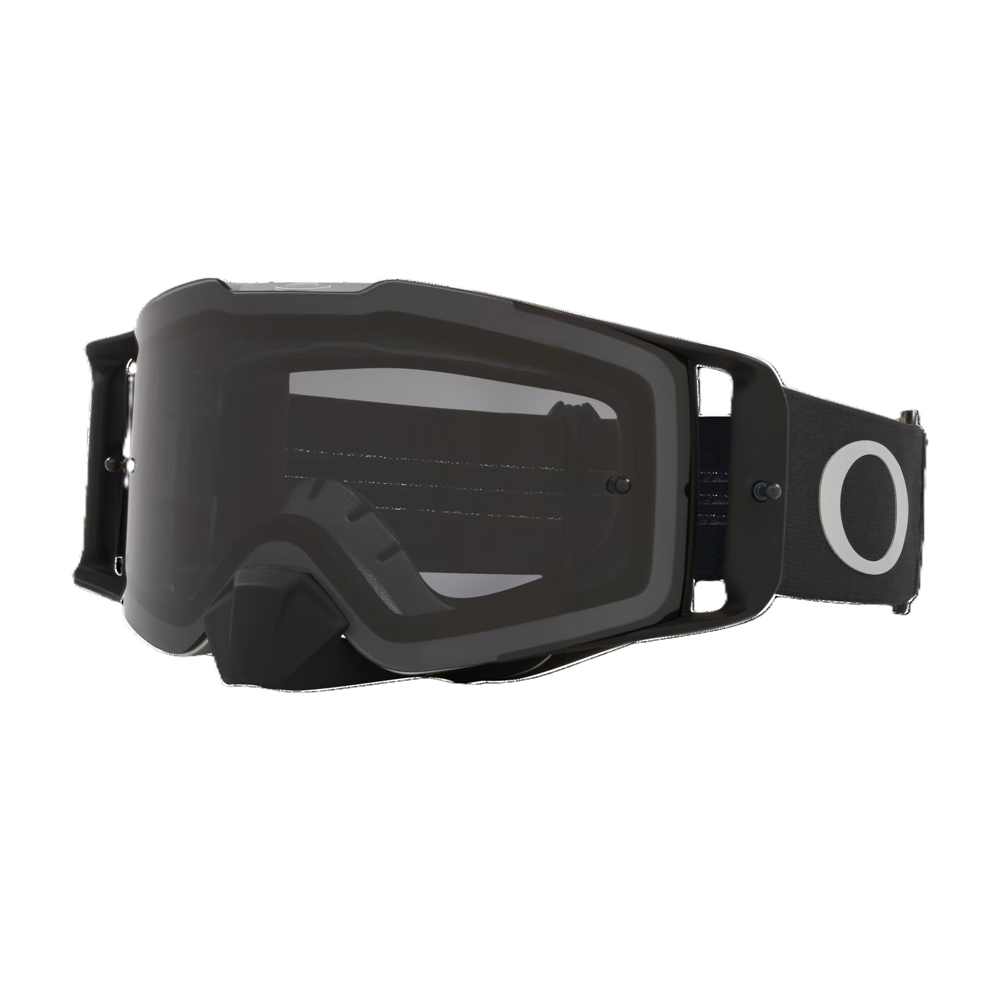 Máscara OAKLEY FRONTLINE MX Tuff Blocks Negro Gunmetal Gris Oscuro