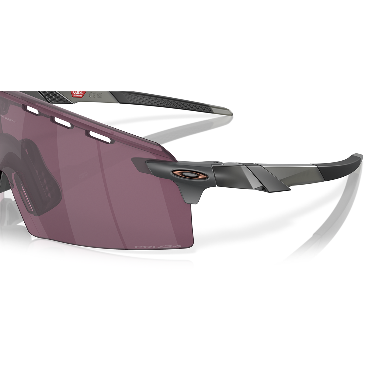 OAKLEY ENCODER STRIKE V Gris Mate Humo Prizm Road Negro - OO9235-1039