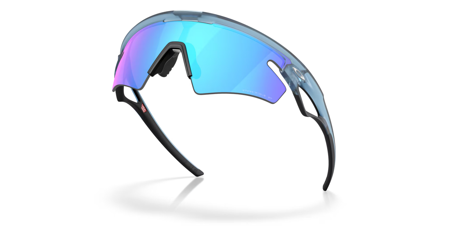 OAKLEY SPHAERA SLASH Mate Transparente Piedra Prizm Zafiro Lente Polarizada - OO9499-0336