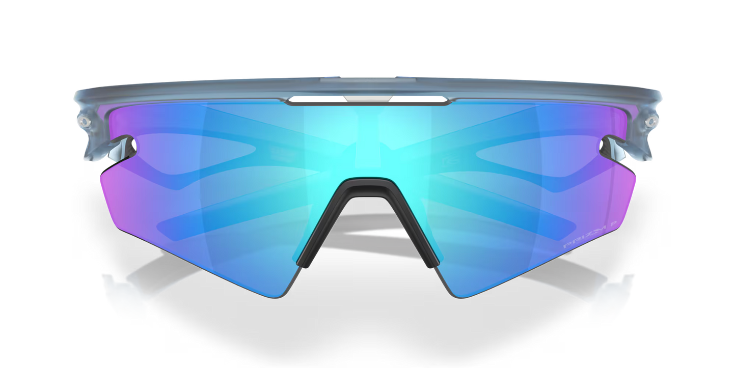 OAKLEY SPHAERA SLASH Mate Transparente Piedra Prizm Zafiro Lente Polarizada - OO9499-0336