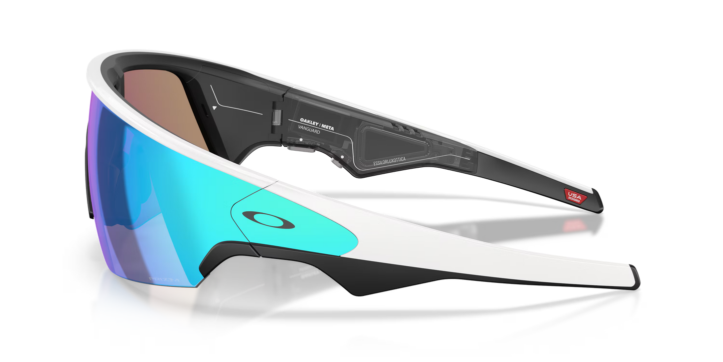 Gafas OAKLEY VANGUARD META Negras Lente Prizm Sapphire