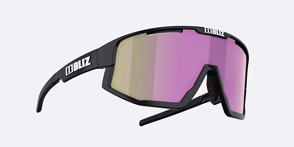 BLIZ FUSION SMALL Gafas de sol Negro Mate Rosa Lente Marrón