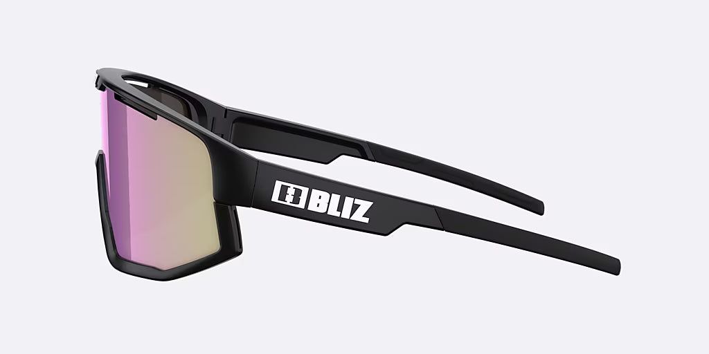 BLIZ FUSION SMALL Gafas de sol Negro Mate Rosa Lente Marrón