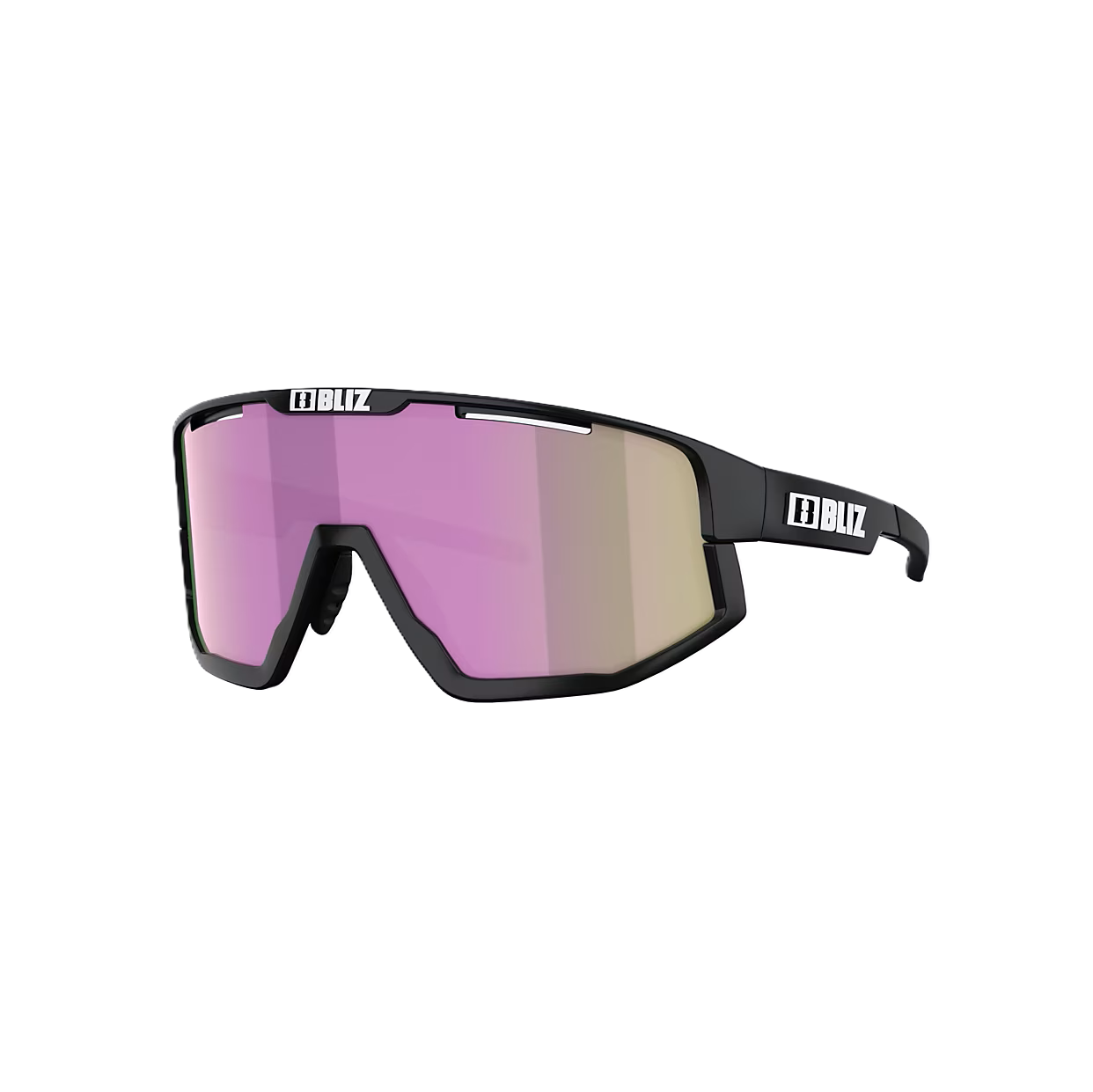 BLIZ FUSION SMALL Gafas de sol Negro Mate Rosa Lente Marrón