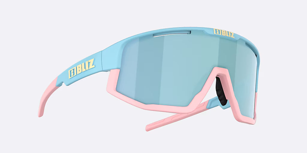 Gafas de sol BLIZ FUSION SMALL Azul Pastel Lente Mate Ahumado c Azul Hielo Multi