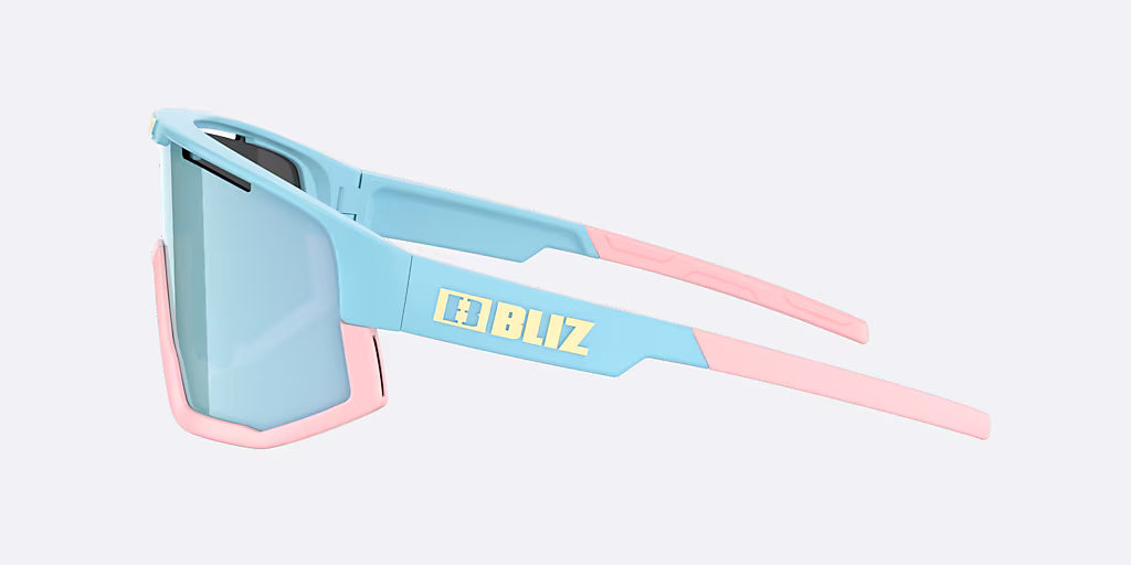 Gafas de sol BLIZ FUSION SMALL Azul Pastel Lente Mate Ahumado c Azul Hielo Multi
