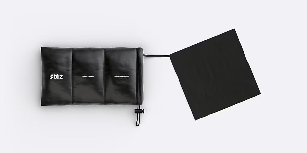 Gafas de sol BLIZ FUSION SMALL Azul Pastel Lente Mate Ahumado c Azul Hielo Multi