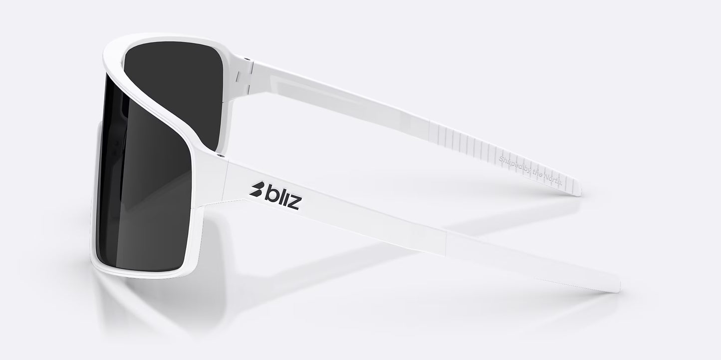 Gafas BLIZ P001 Pantalla Ahumada Blanca Mate