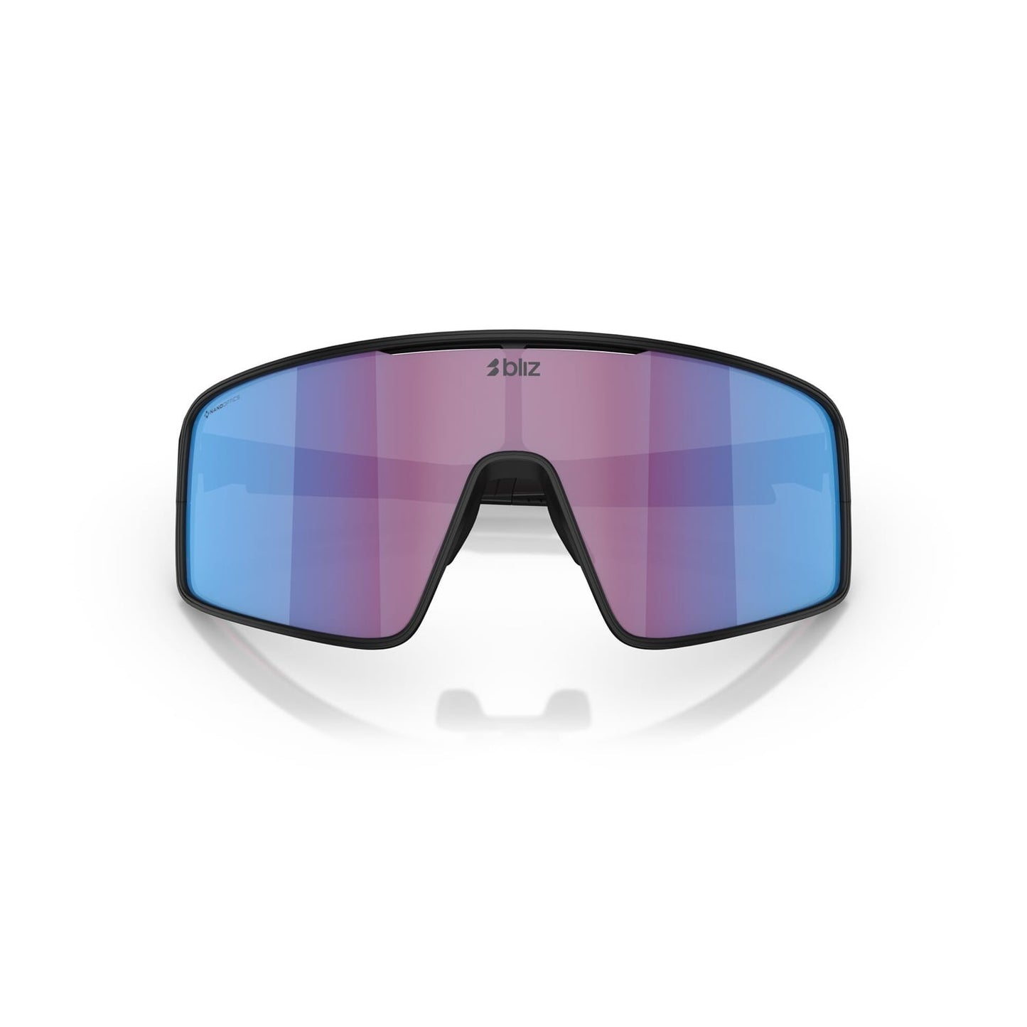 BLIZ P001 S Negro Mate Rosa Violeta Azul Espejo Gafas