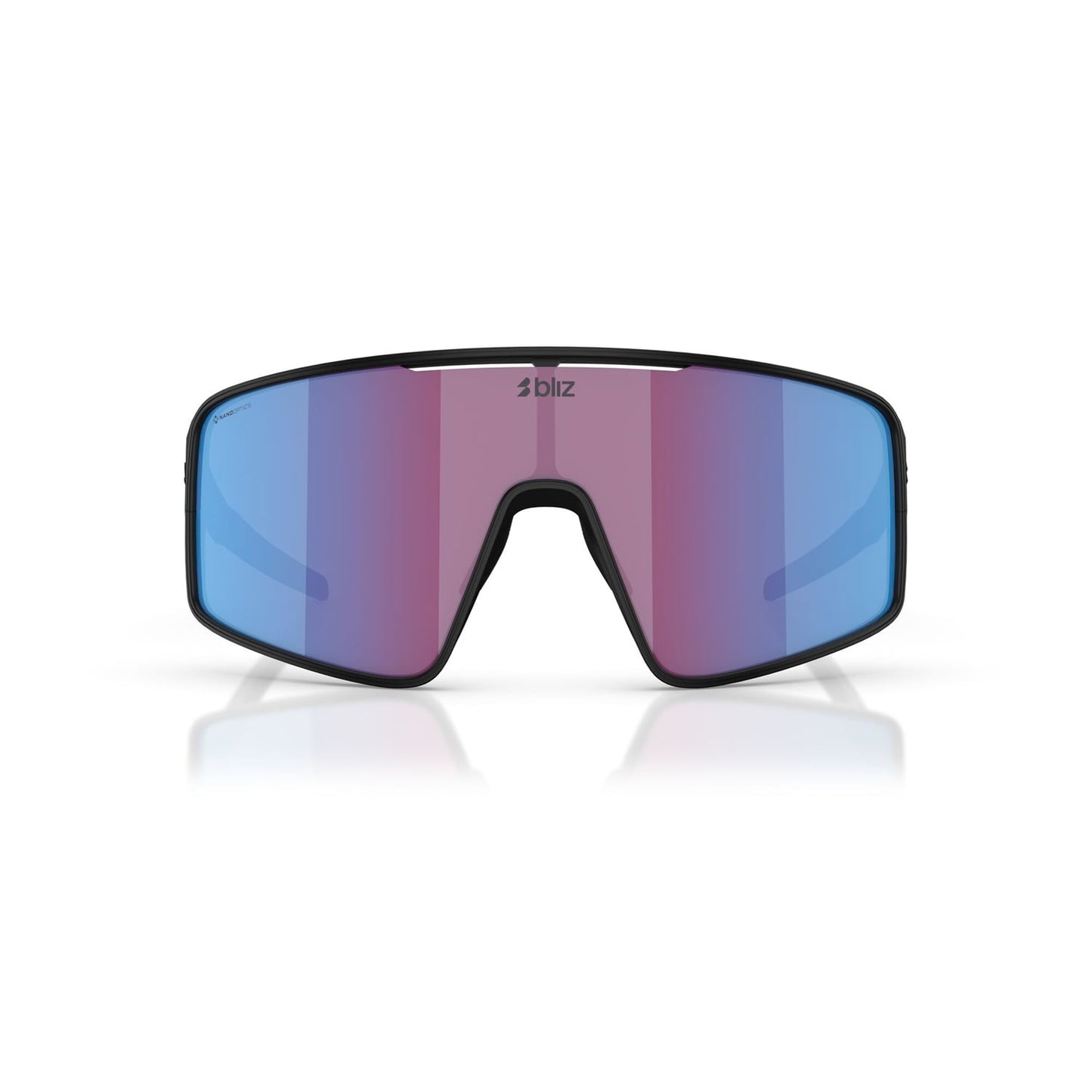 BLIZ P001 S Negro Mate Rosa Violeta Azul Espejo Gafas