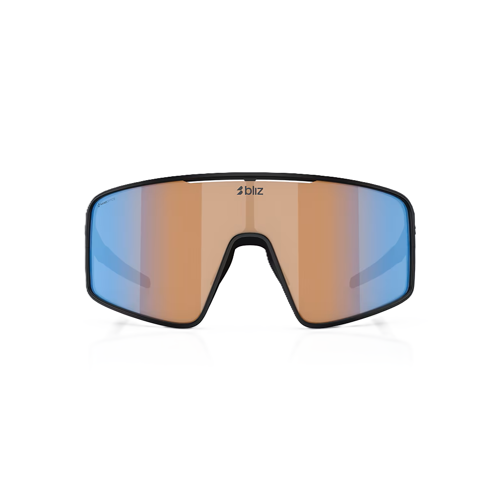 Gafas BLIZ P001S Negro Mate Nano Optics Nordic Ligh Coral - Naranja w Azul Multi