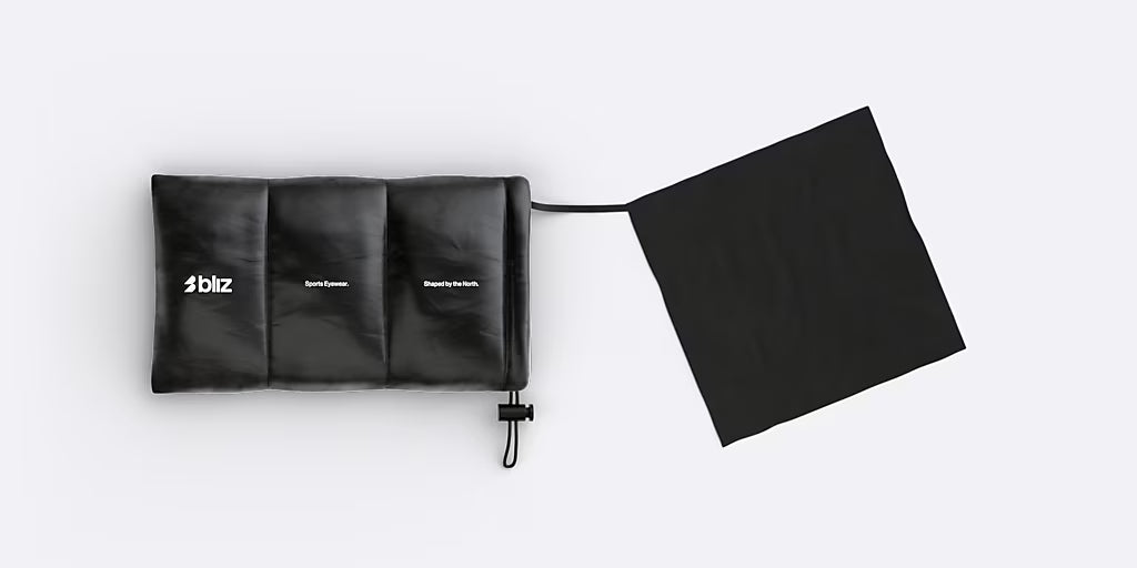 Gafas BLIZ P001S Negro Mate Nano Optics Nordic Ligh Coral - Naranja w Azul Multi