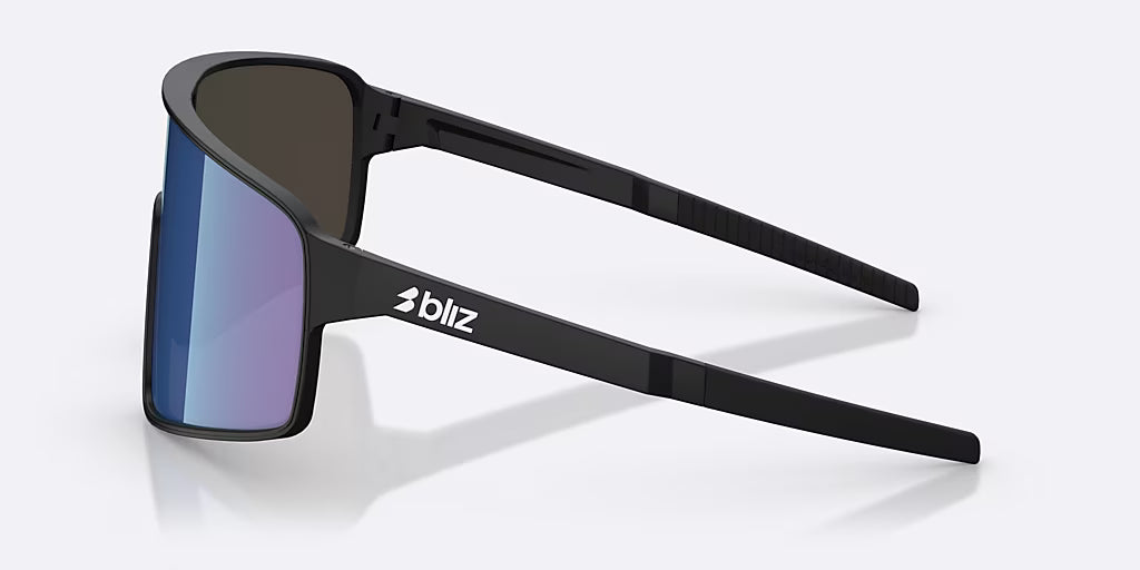 Gafas BLIZ P001 Negro mate Irdium Azul