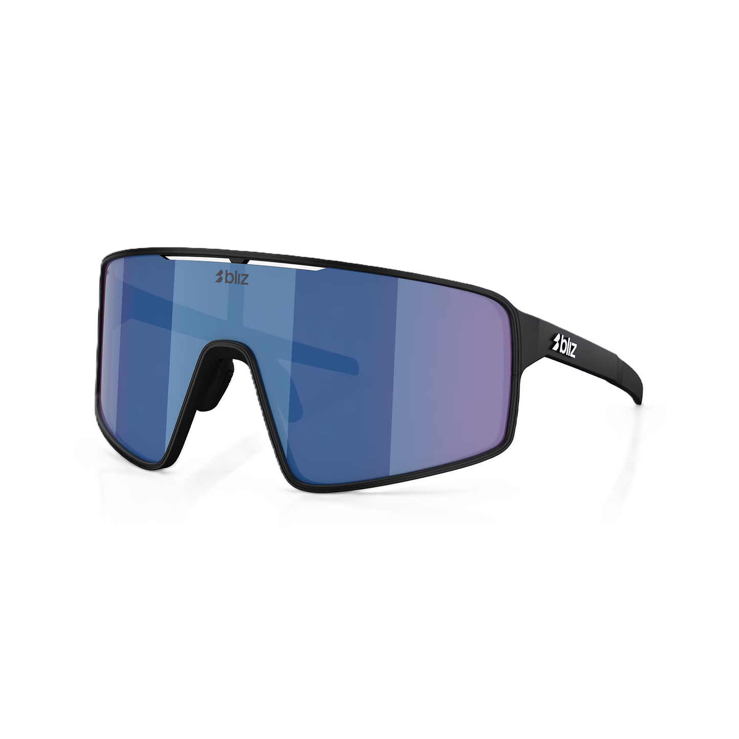 Gafas BLIZ P001 Negro mate Irdium Azul