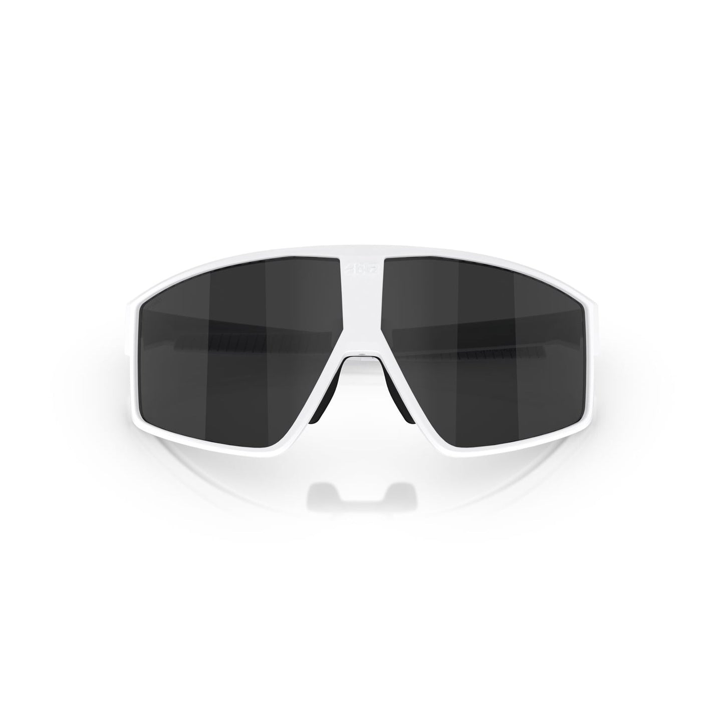 BLIZZ P002S Blanco Mate Lente Gris Ahumado Gafas