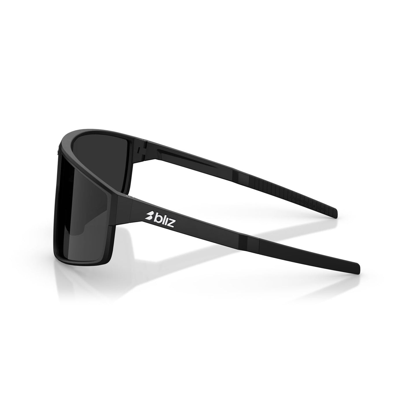 Gafas BLIZZ P002S Negro mate Lente gris ahumado