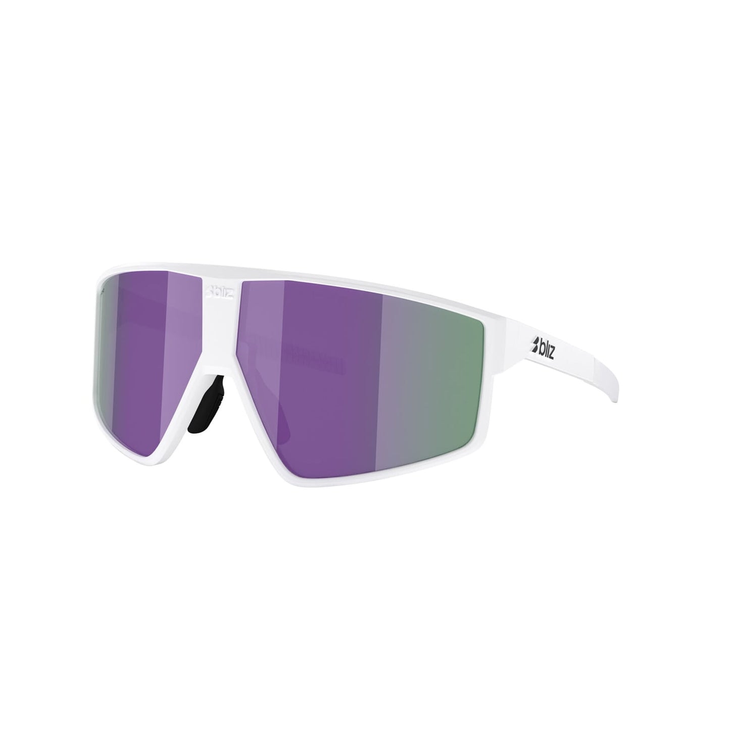 BLIZZ P002S Gafas Multicolor Marrón Violeta Mate Montura Blanca
