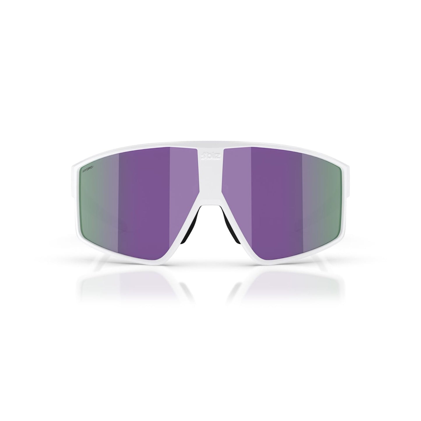 BLIZZ P002S Gafas Multicolor Marrón Violeta Mate Montura Blanca