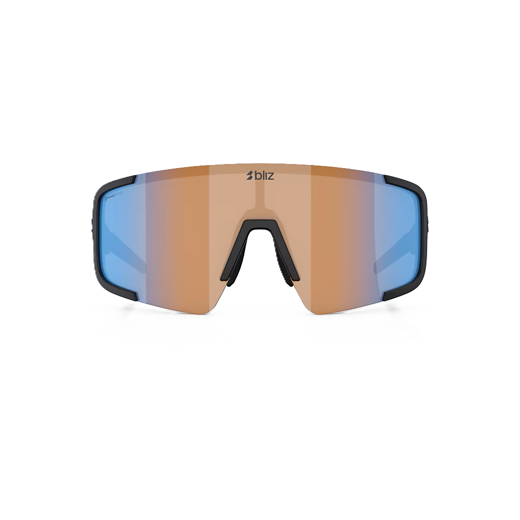 BLIZ P003 SMALL Gafas Coral Negro Mate/Naranja Lente Azul Iridium