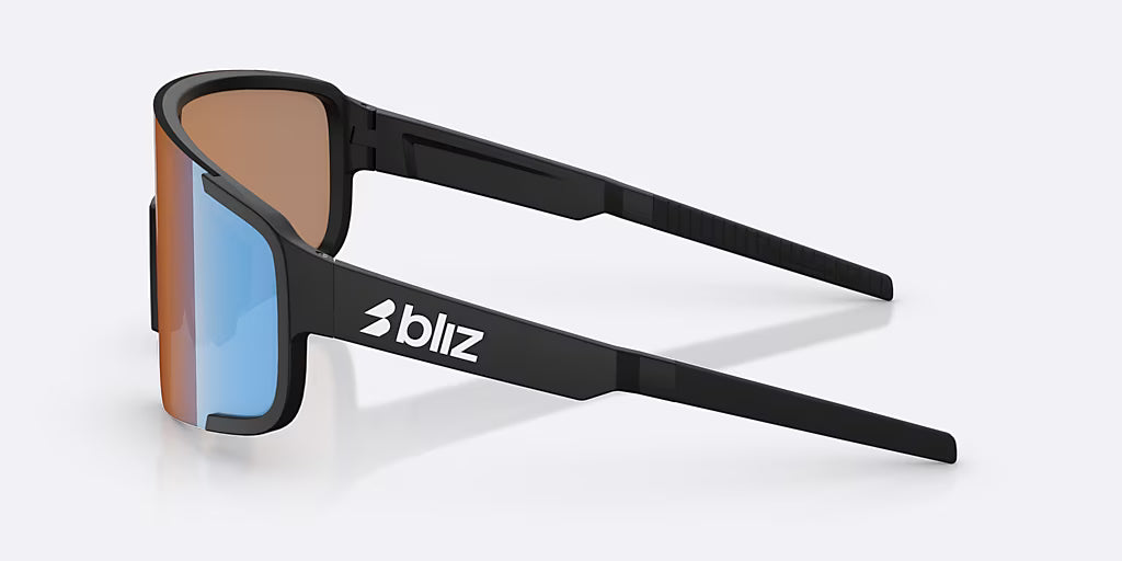 BLIZ P003 SMALL Gafas Coral Negro Mate/Naranja Lente Azul Iridium