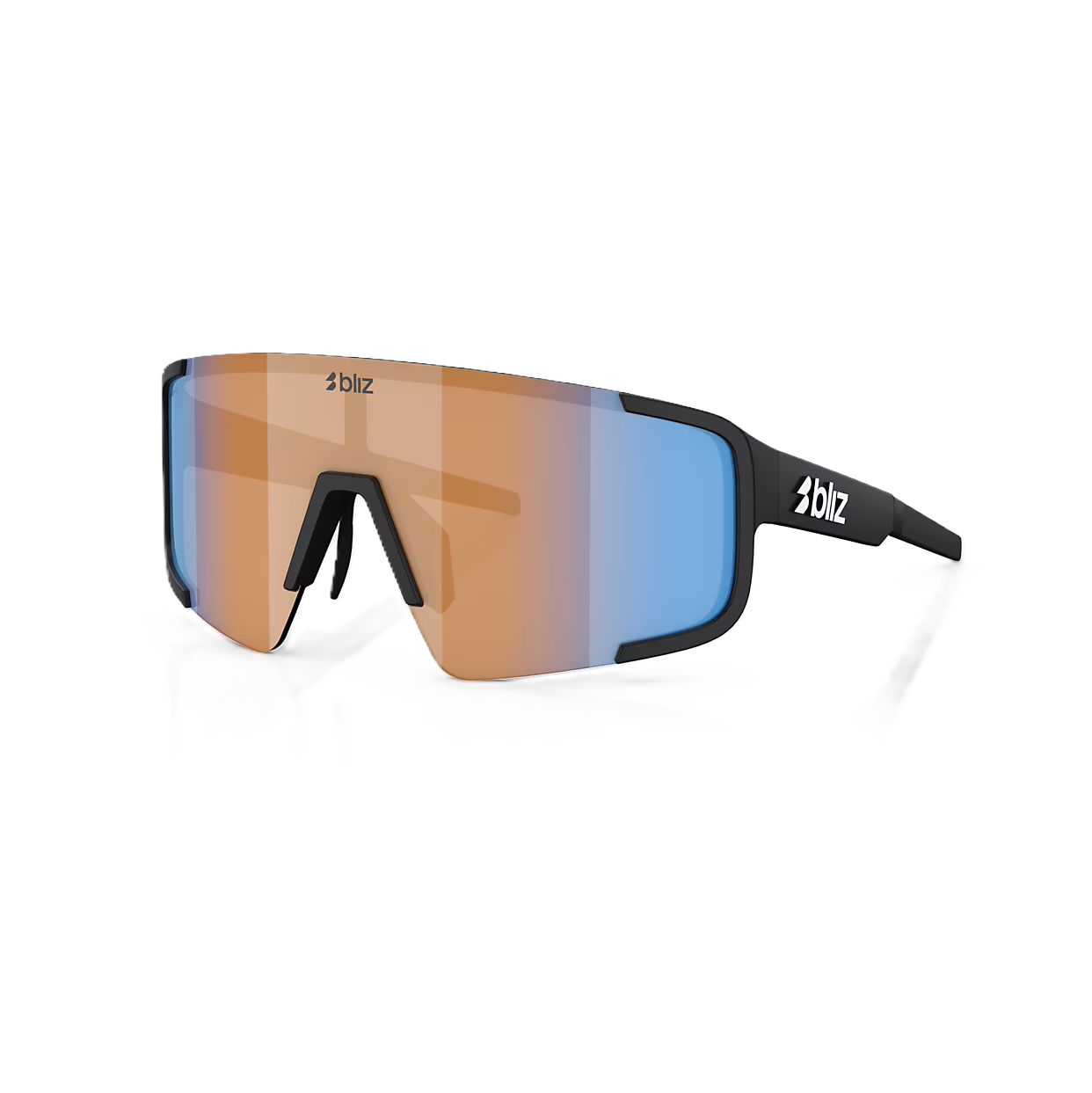 BLIZ P003 SMALL Gafas Coral Negro Mate/Naranja Lente Azul Iridium