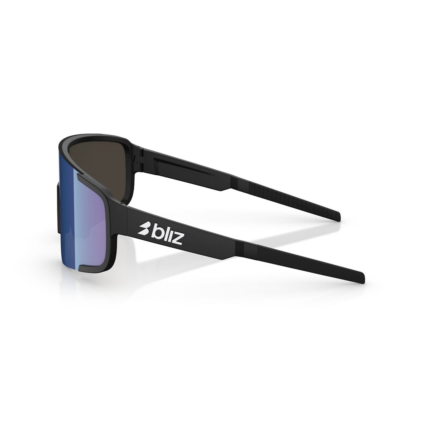 Gafas BLIZ P003 Negro Mate Azul Espejo Lente